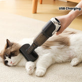 2-in-1 Pet Hair Removal Blower & Vacuum Cleaner | USB Rechargeable Portable Suction Tool for Sofas, Floors, Beds, & More – Ideal for Small, Medium & Large Cats & Dogs