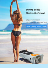 Adult electric surfboard power float swimming training booster board water play device