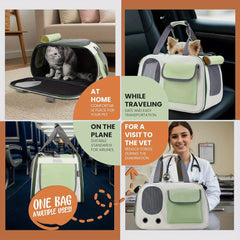 Breathable Cat Carrier Handbag | Portable All-Season Travel Backpack for Cats – Versatile Pet Accessory for Outings & Daily Use