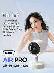 2025 Quiet Desktop Fan with Air Purifier
