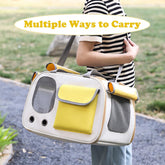Breathable Cat Carrier Handbag | Portable All-Season Travel Backpack for Cats – Versatile Pet Accessory for Outings & Daily Use