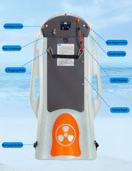 Adult electric surfboard power float swimming training booster board water play device