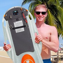 Adult electric surfboard power float swimming training booster board water play device
