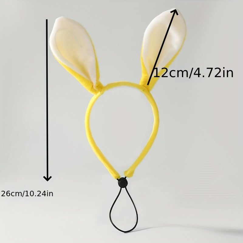 Loopsona Easter Bunny Ears Pet Headband - Cute Cat & Dog Costume Accessory for Easter Party