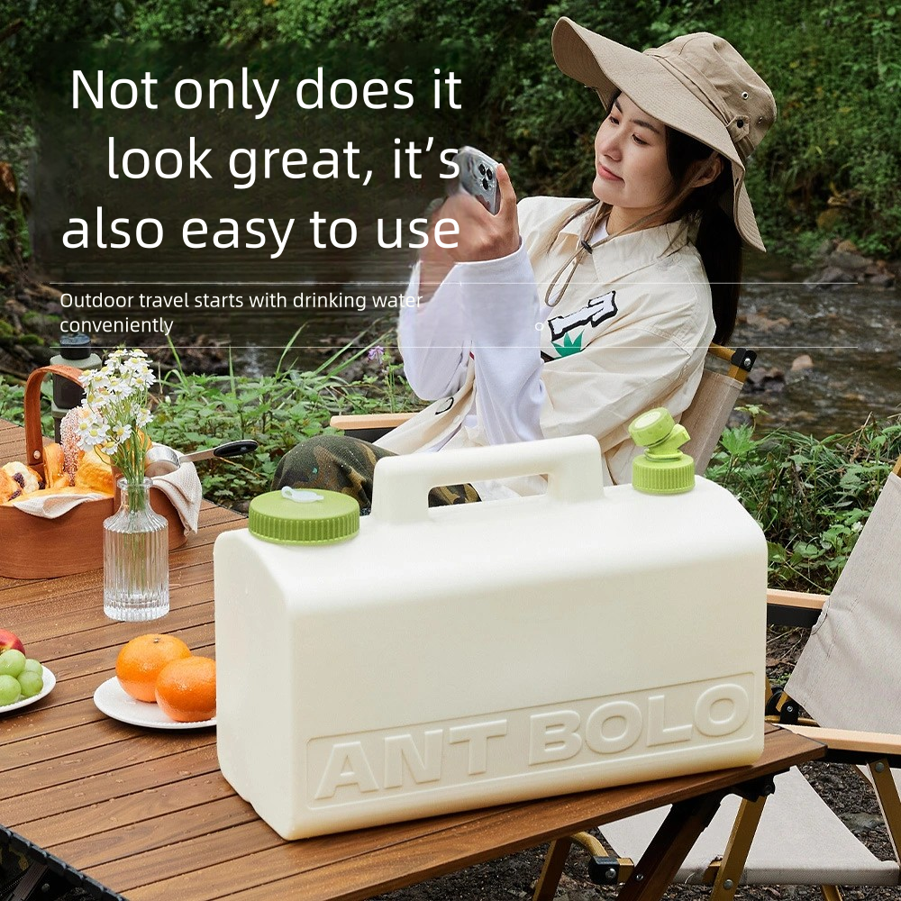 Outdoor camping portable portable vehicle water storage tank rectangular large capacity bucket