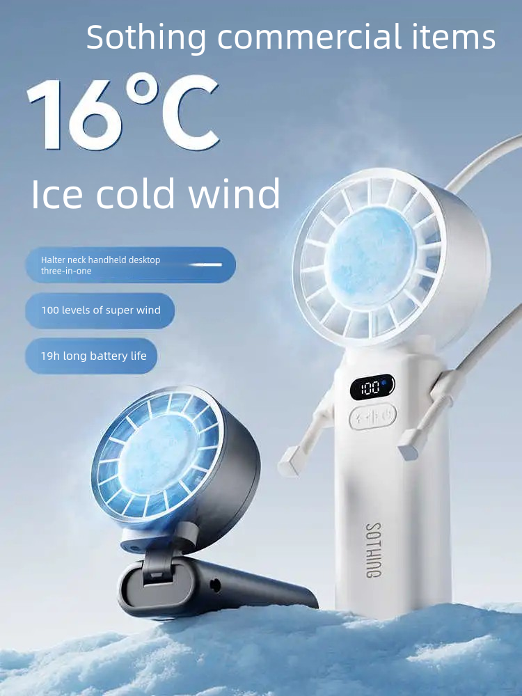 Sothing Portable Cooling Fan with Mist