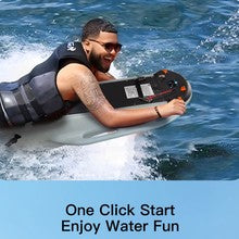 Adult electric surfboard power float swimming training booster board water play device