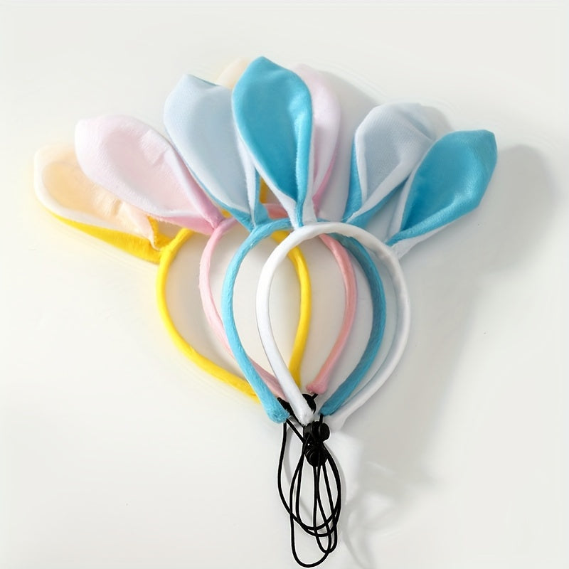 Loopsona Easter Bunny Ears Pet Headband - Cute Cat & Dog Costume Accessory for Easter Party