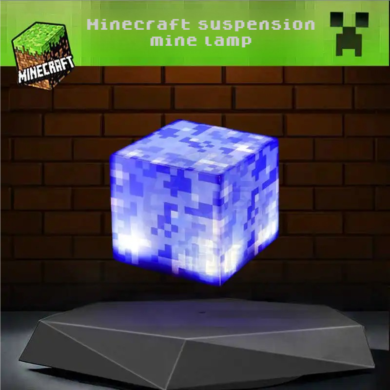 My world surrounding suspended mineral lamp desktop ornaments TNT lamp model toy creative gift boy gift