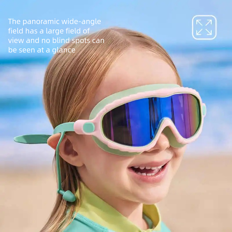 Childrens Waterproof Anti-Fog UV Swim Goggles
