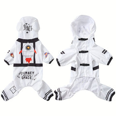 Loopsona Astronaut Pet Costume - Funny Halloween Dog Spacesuit Outfit, Waterproof & Warm