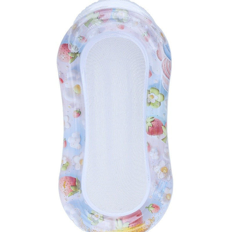 Swimming float adult water inflatable floating row children's swimming ring toy swimming pool outdoor drifting water play equipment