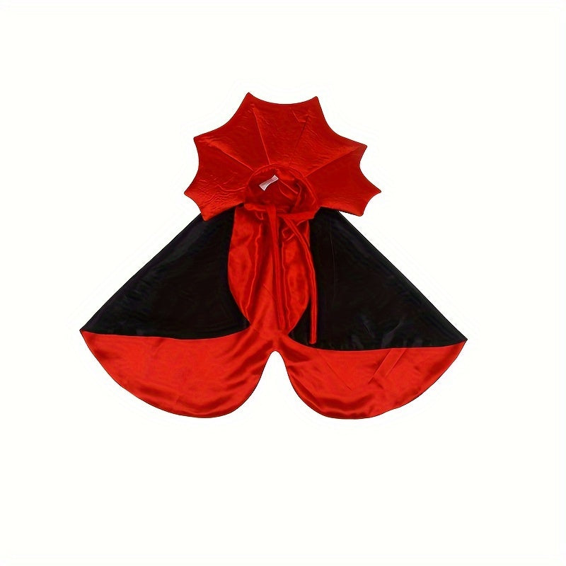 Pet Halloween Vampire Cape | Festive Cosplay Cloak Costume for Cats & Dogs