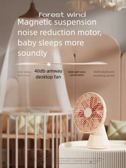 Automatic Oscillating Quiet Desktop Fan