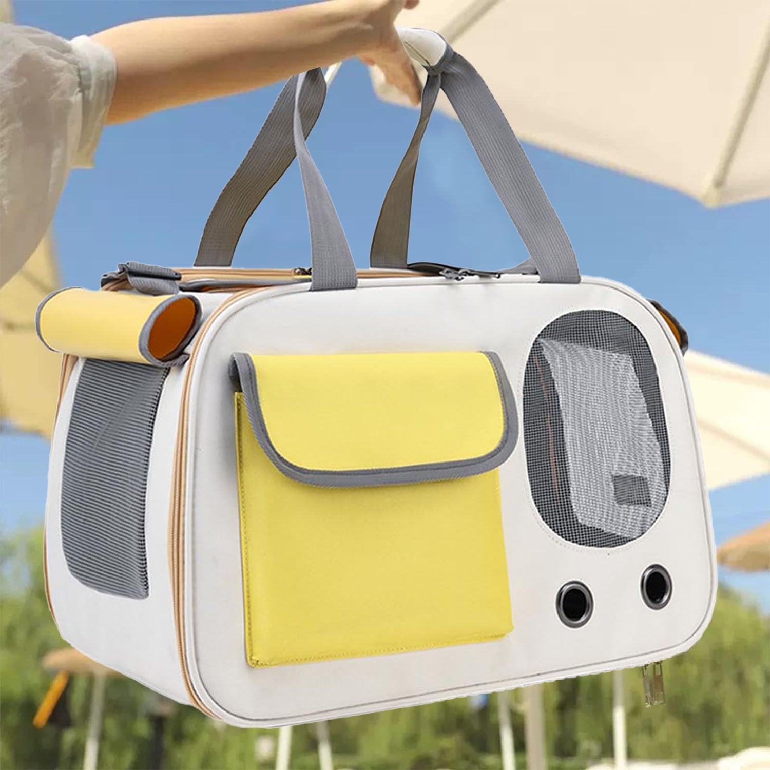 Breathable Cat Carrier Handbag | Portable All-Season Travel Backpack for Cats – Versatile Pet Accessory for Outings & Daily Use
