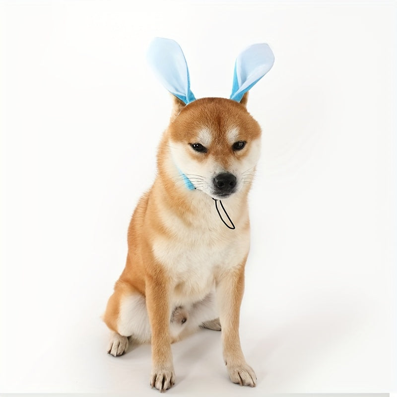 Loopsona Easter Bunny Ears Pet Headband - Cute Cat & Dog Costume Accessory for Easter Party