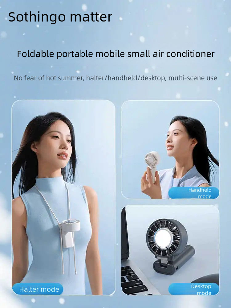 Sothing Portable Cooling Fan with Mist