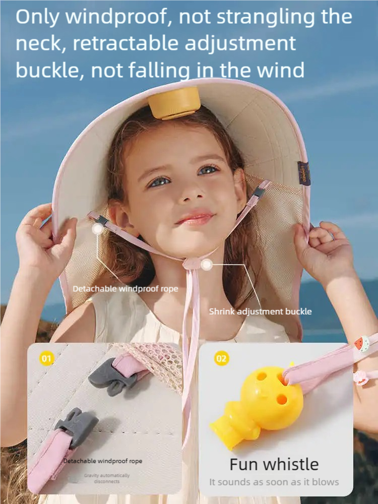 Childrens Fan Sun Protection Hat