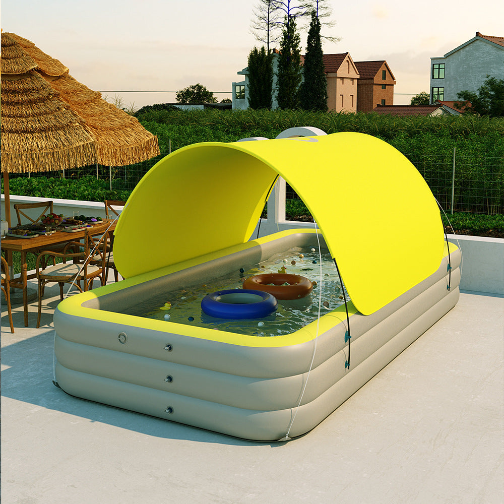 Wireless Charging Sunshade Inflatable Swimming Pool