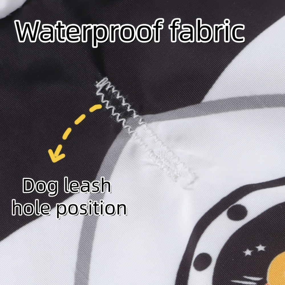 Loopsona Astronaut Pet Costume - Funny Halloween Dog Spacesuit Outfit, Waterproof & Warm