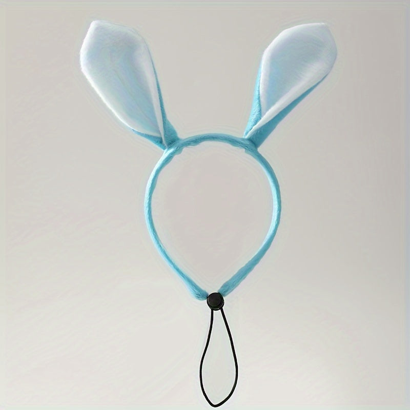Loopsona Easter Bunny Ears Pet Headband - Cute Cat & Dog Costume Accessory for Easter Party