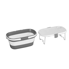 Collapsible Picnic Basket with Tray