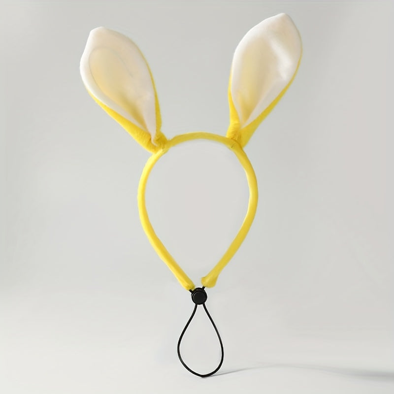 Loopsona Easter Bunny Ears Pet Headband - Cute Cat & Dog Costume Accessory for Easter Party