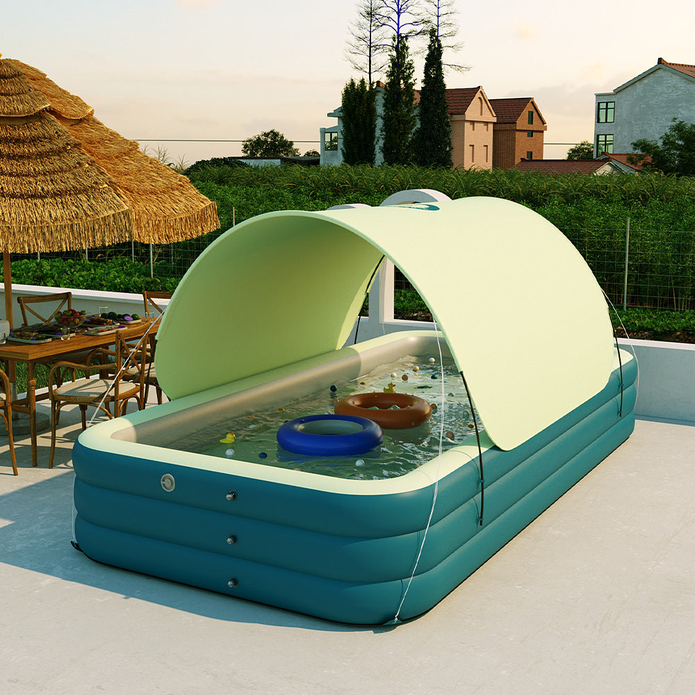 Wireless Charging Sunshade Inflatable Swimming Pool