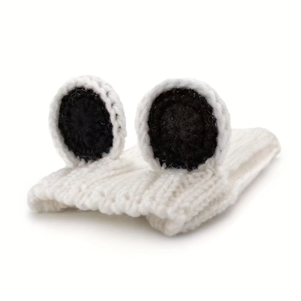 Loopsona Panda Pet Hat - Cozy Winter Knit Hat for Dogs, Halloween, Christmas & New Year