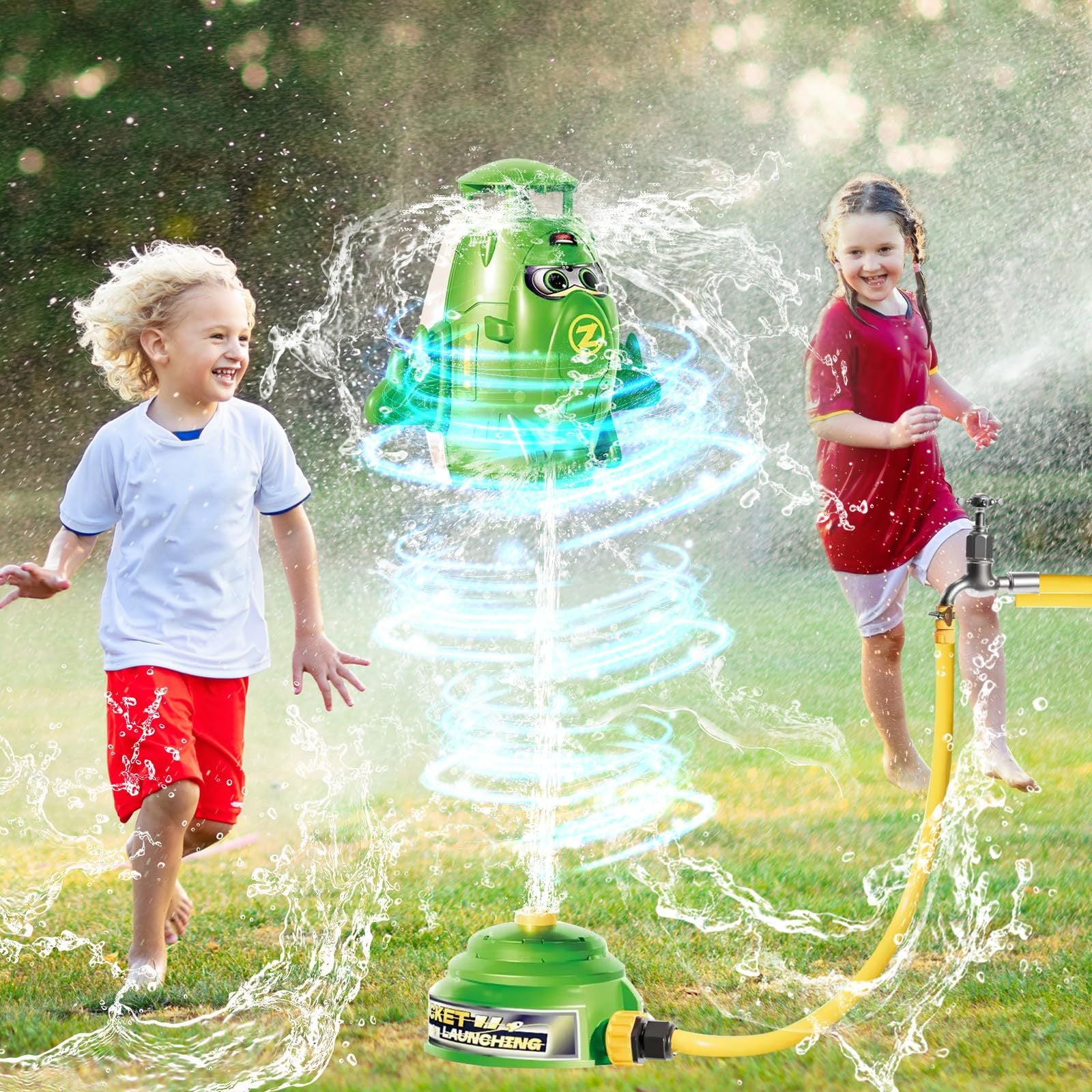 Best-Selling Airplane Rocket Water Sprinkler Toy 2025