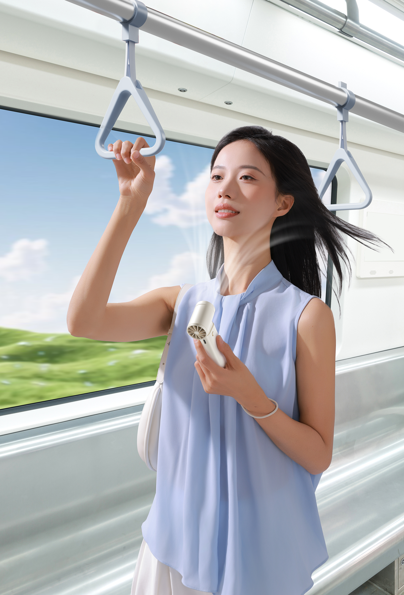 High-Speed Handheld Fan