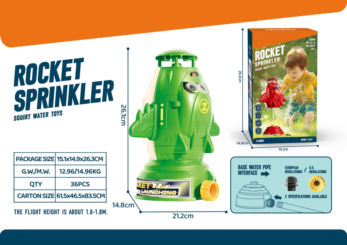 Best-Selling Airplane Rocket Water Sprinkler Toy 2025