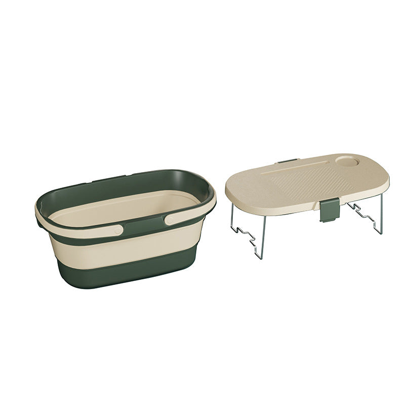 Collapsible Picnic Basket with Tray