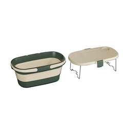 Collapsible Picnic Basket with Tray