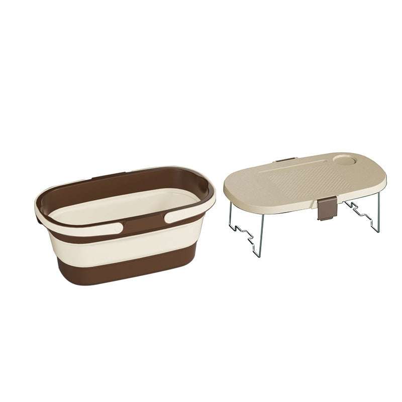 Collapsible Picnic Basket with Tray
