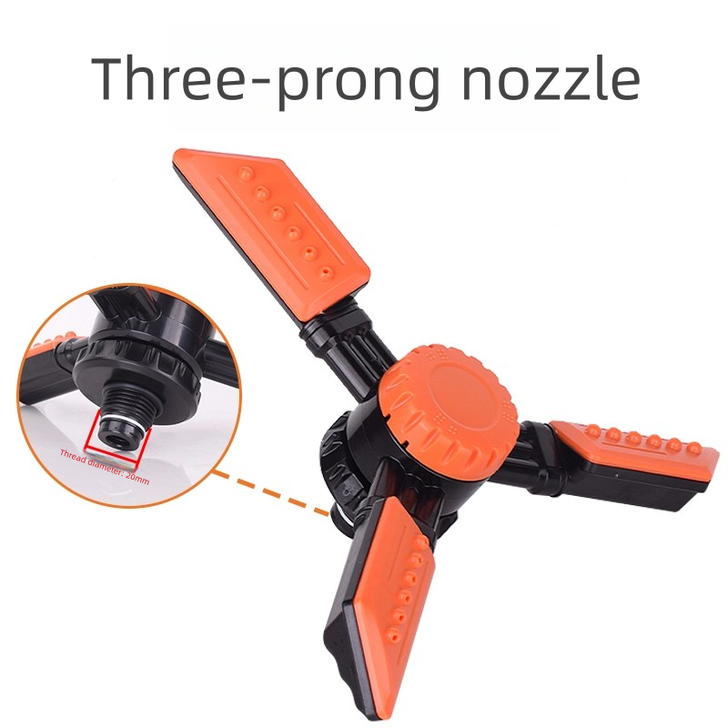 360° Rotating Lawn Sprinkler with Water Flow
