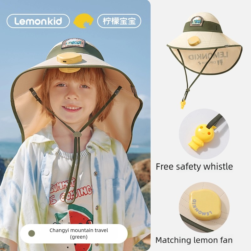 Childrens Fan Sun Protection Hat