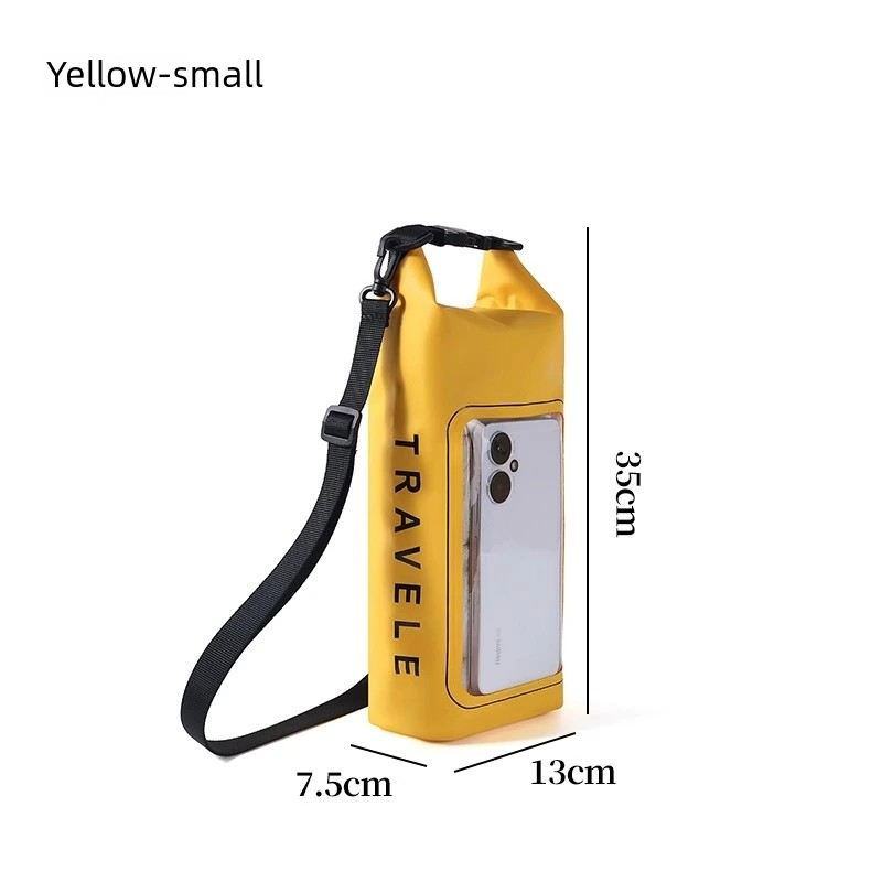 Swimming mobile phone waterproof bag with large capacity, touch screen for taking photos, diagonal diving, water park, snorkeling and drifting waterproof case