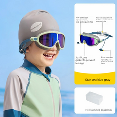 Childrens Waterproof Anti-Fog UV Swim Goggles