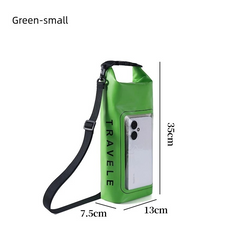 Swimming mobile phone waterproof bag with large capacity, touch screen for taking photos, diagonal diving, water park, snorkeling and drifting waterproof case