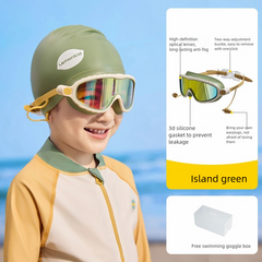 Childrens Waterproof Anti-Fog UV Swim Goggles