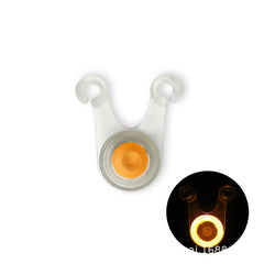 Outdoor camping tent wind rope hanging light anti-trip warning light canopy pull rope warning light LED camping decorative light