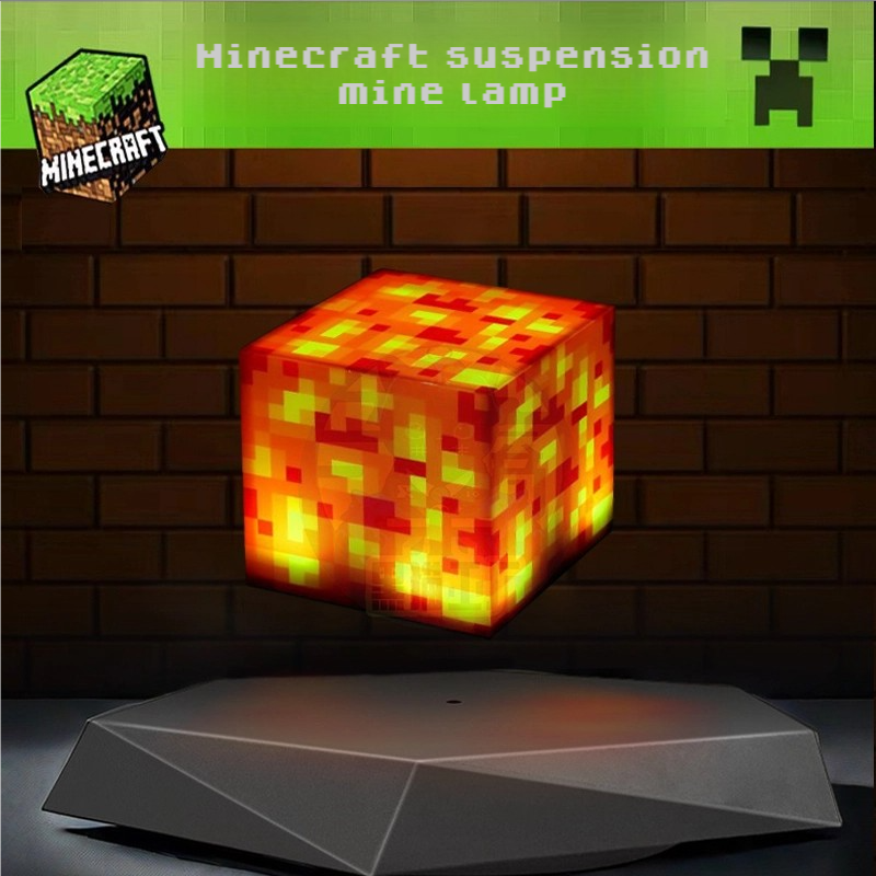 My world surrounding suspended mineral lamp desktop ornaments TNT lamp model toy creative gift boy gift