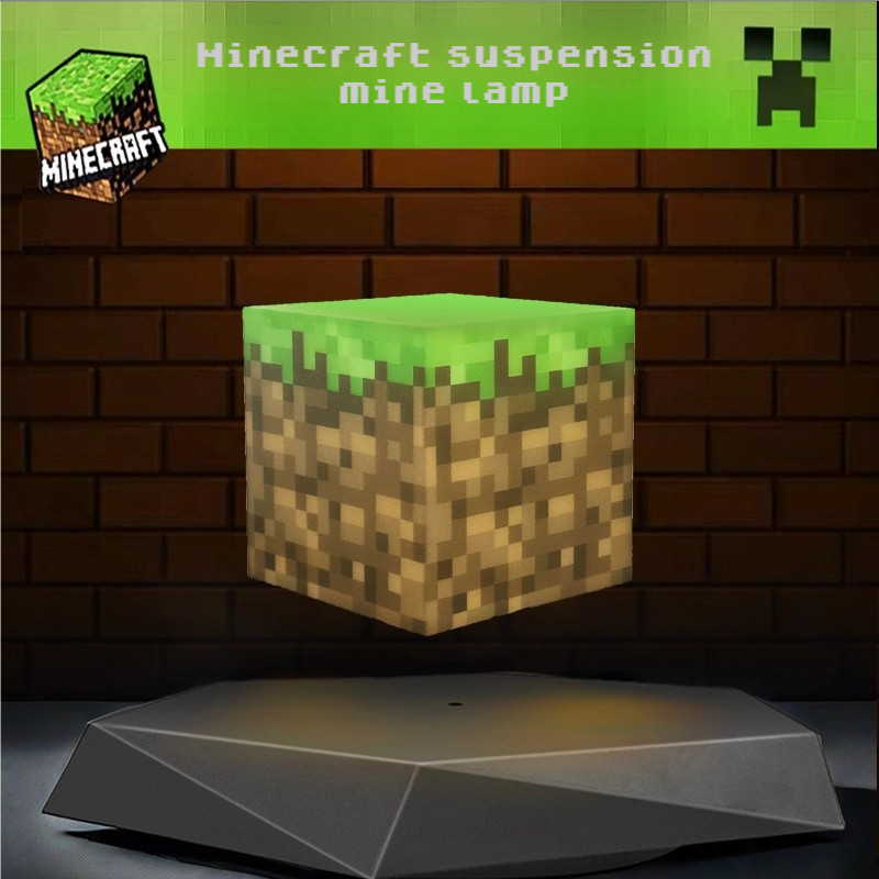My world surrounding suspended mineral lamp desktop ornaments TNT lamp model toy creative gift boy gift
