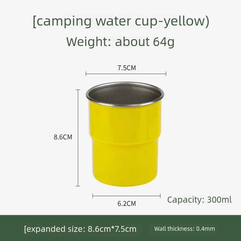 Stackable Titanium Camping Mug 300ml